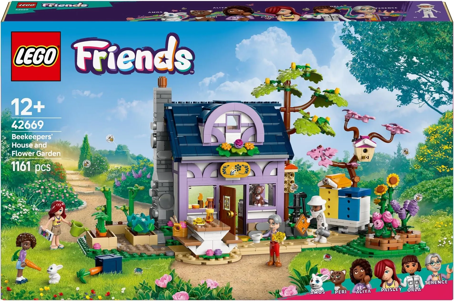 Конструктор LEGO Friends 42669 Дом пчеловодов и цветочный сад