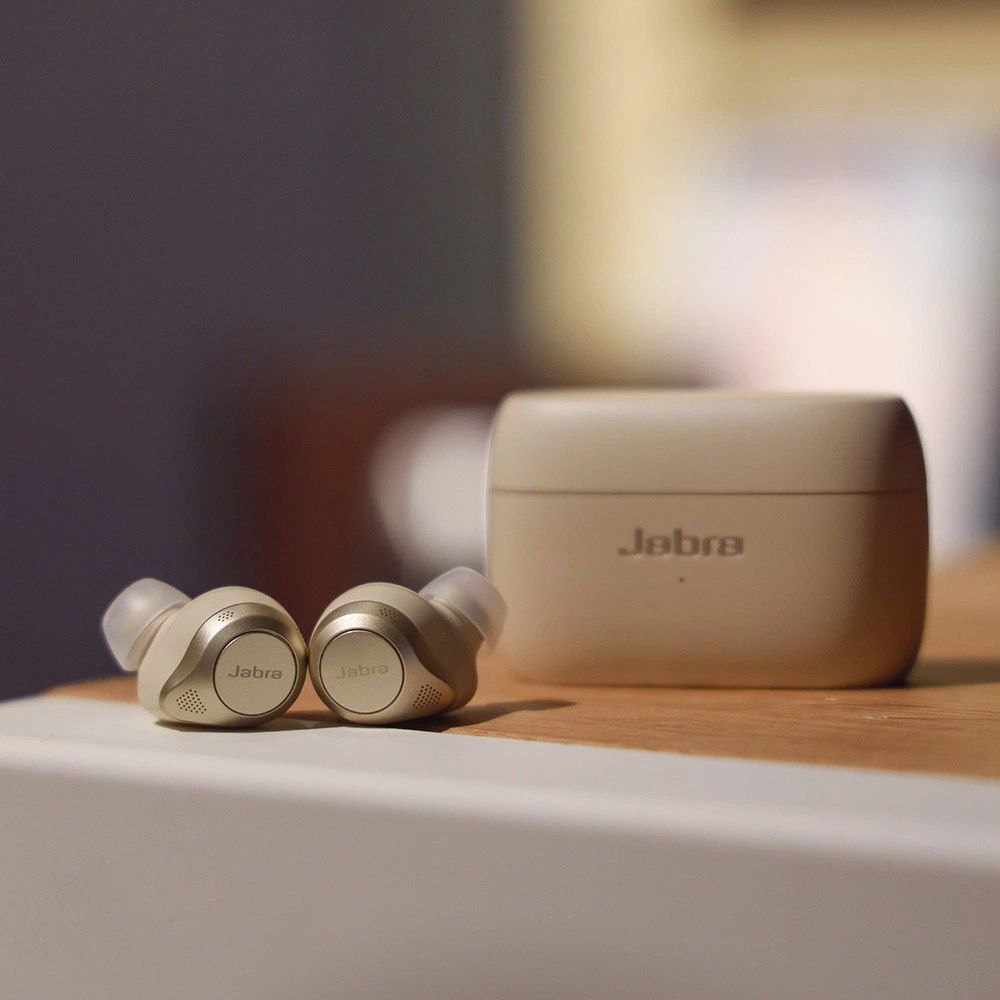 Беспроводные наушники Jabra Elite 85t, золотисто-бежевый