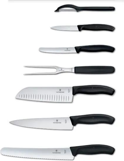Набор ножей Victorinox Swiss Classic 7 элементов, Черный 671337G