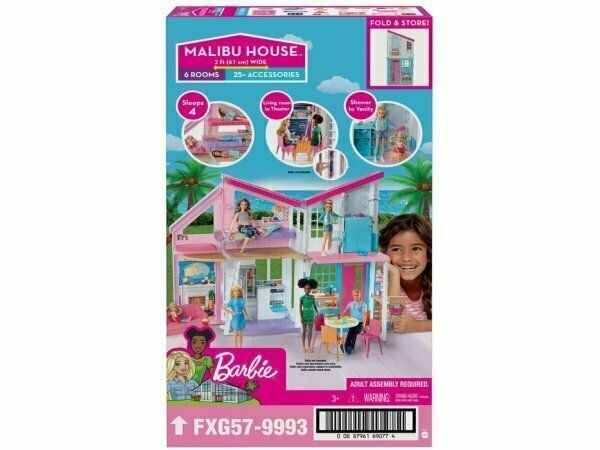 Кукольный дом Barbie Дом Малибу (FXG57)