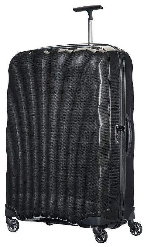 Чемодан Samsonite C-Lite, 86 см, 144 л, размер XXL, черный