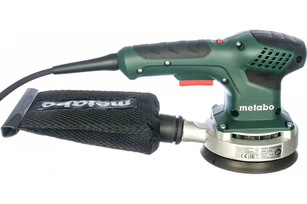 Эксцентриковая шлифовальная машина Metabo SXE 3125 600443500