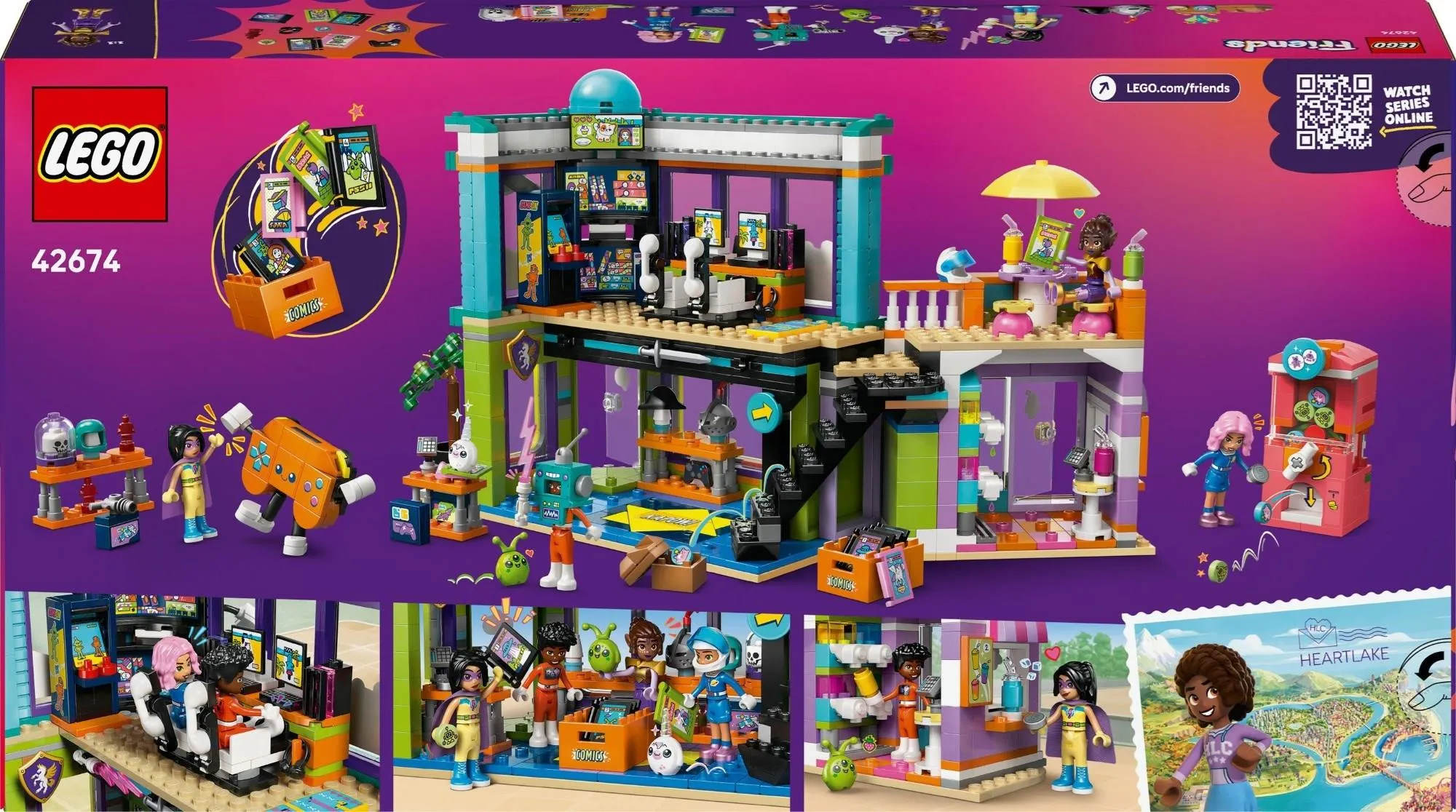 LEGO Friends 42674 Магазин игр и комиксов