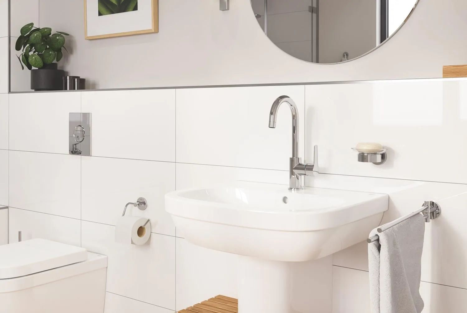 Смеситель для раковины Grohe QuickFix Start 24203002