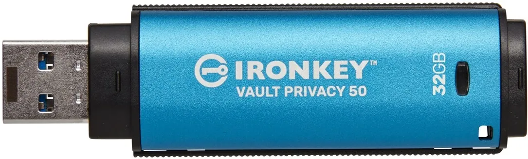 USB-флеш-накопитель Kingston IronKey Vault Privacy 50 32 ГБ, синий