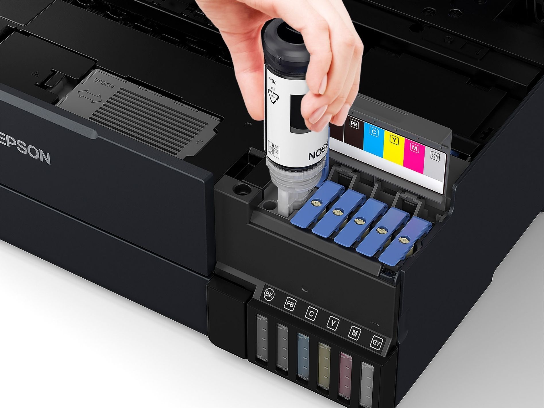 МФУ струйное Epson L8180, цветн., A3, черный