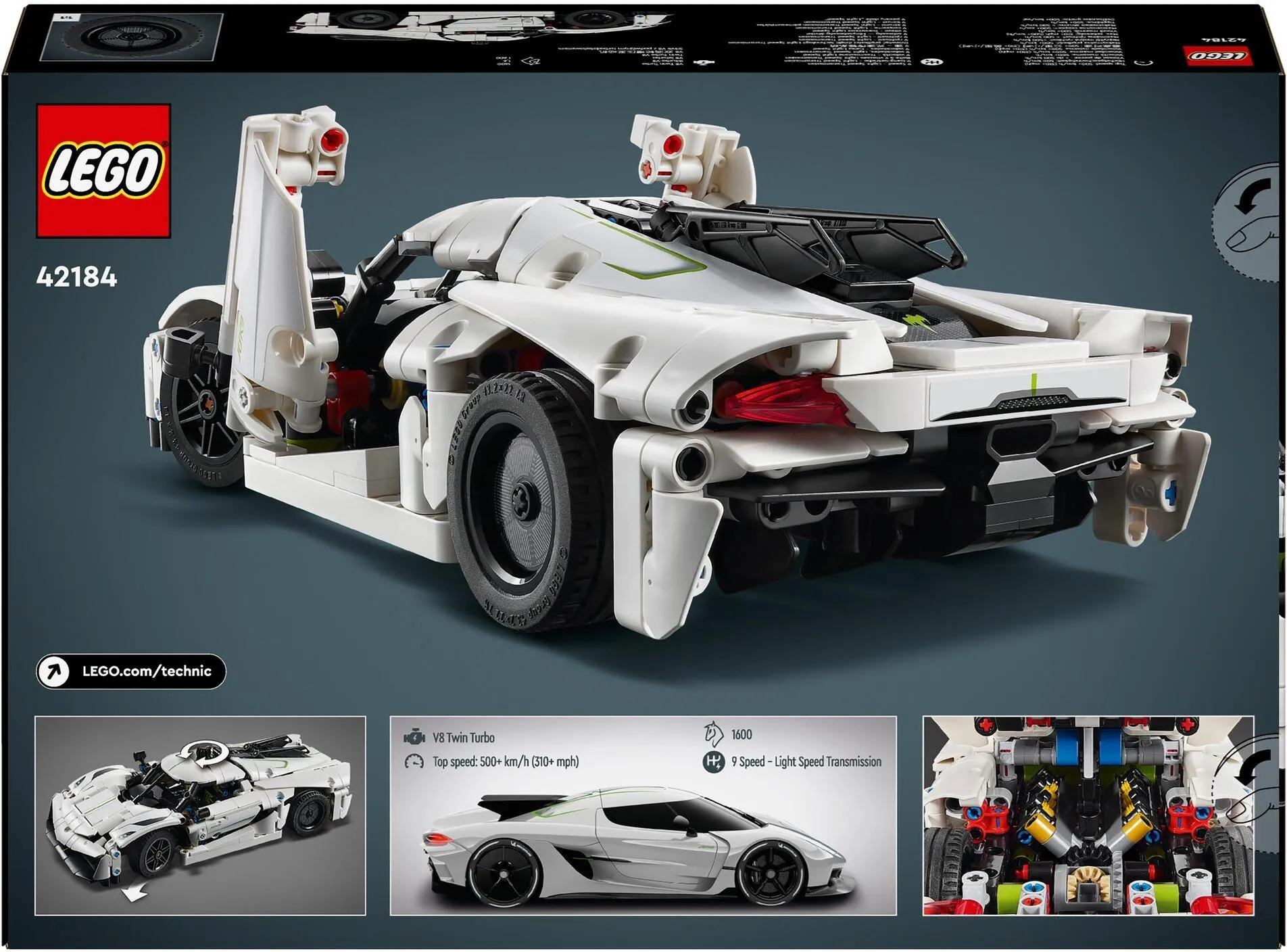 Конструктор LEGO Technic 42184 Koenigsegg Jesko Absolut
