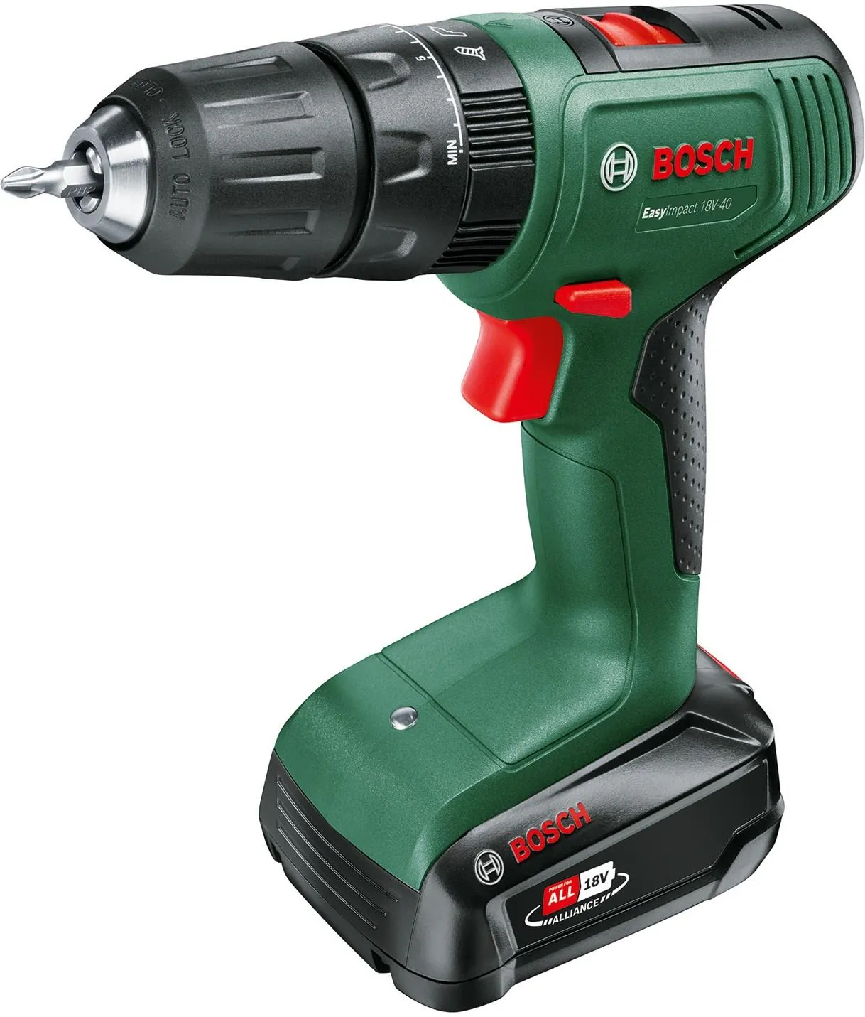 Ударная дрель-шуруповёрт Bosch EasyImpact 18V-40 06039D8101