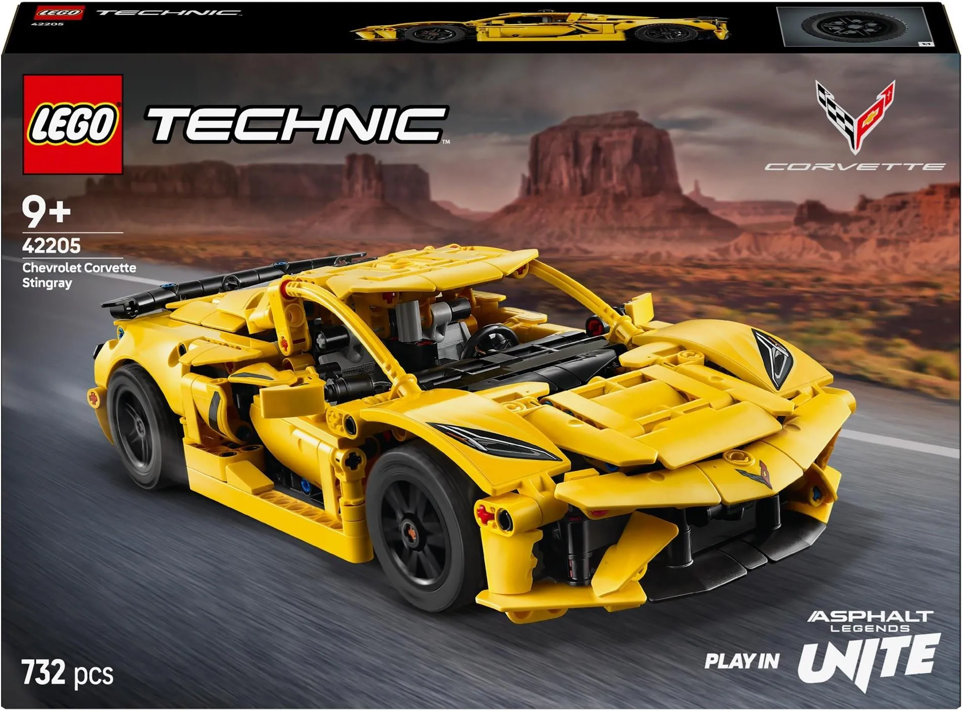 Конструктор LEGO Technic 42205 Chevrolet Corvette Stingray