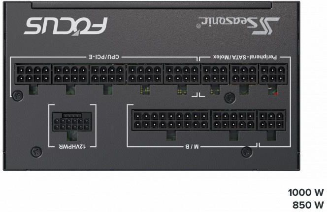 Блок питания Seasonic Focus GX-1000 ATX 3.0 80 Plus Gold 1000W (SSR1000FX3)