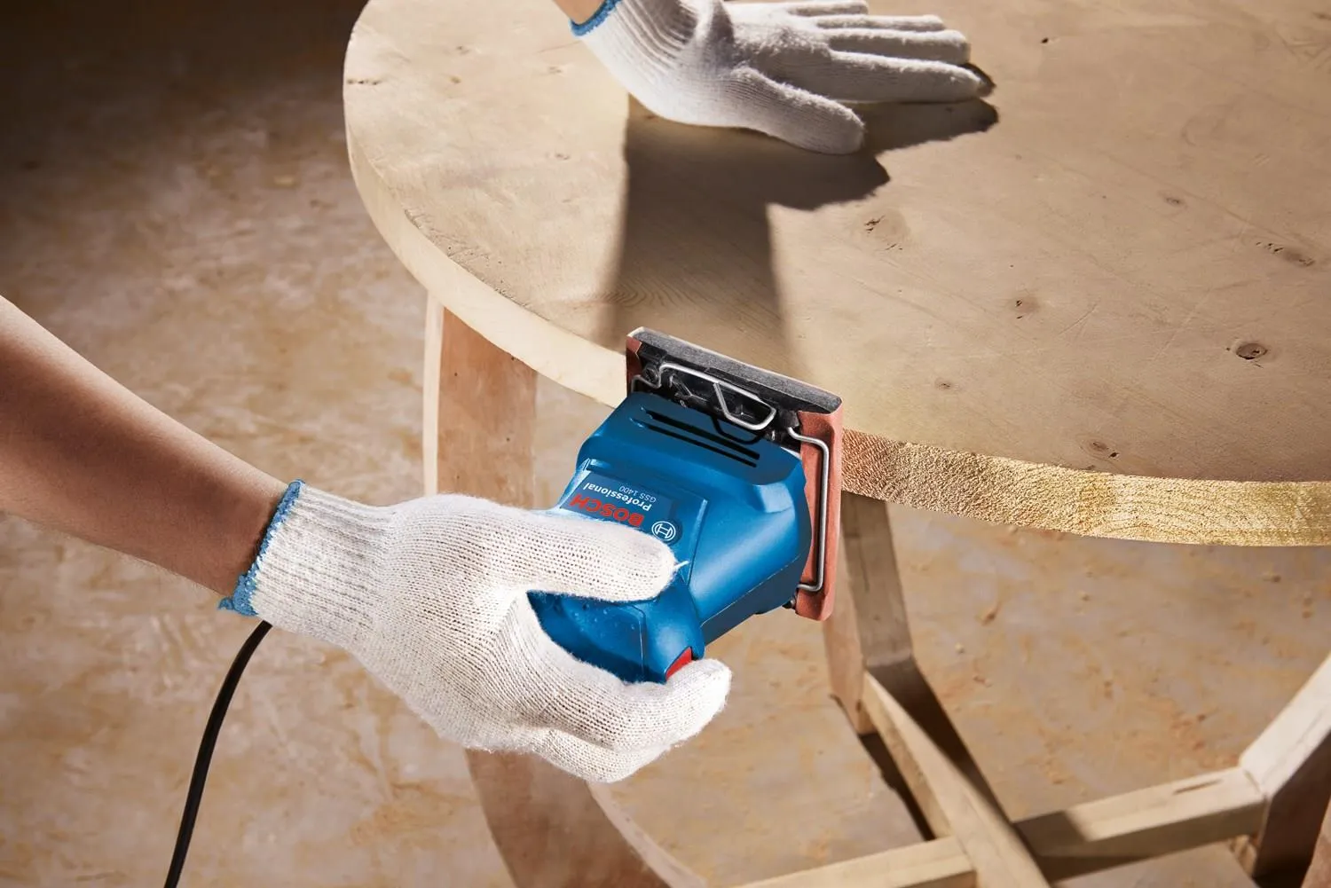 Ленточная шлифовальная машина сетевая Bosch GSS 140-1 A Professional 06012A2100