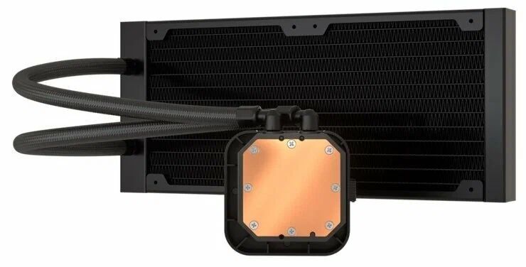 Система водяного охлаждения для процессора Corsair iCUE H100i ELITE 240 мм, черный/RGB