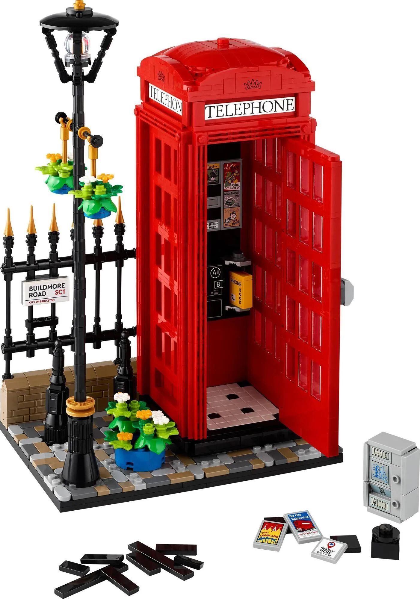 Конструктор LEGO Ideas 21347 Красная телефонная будка Лондона