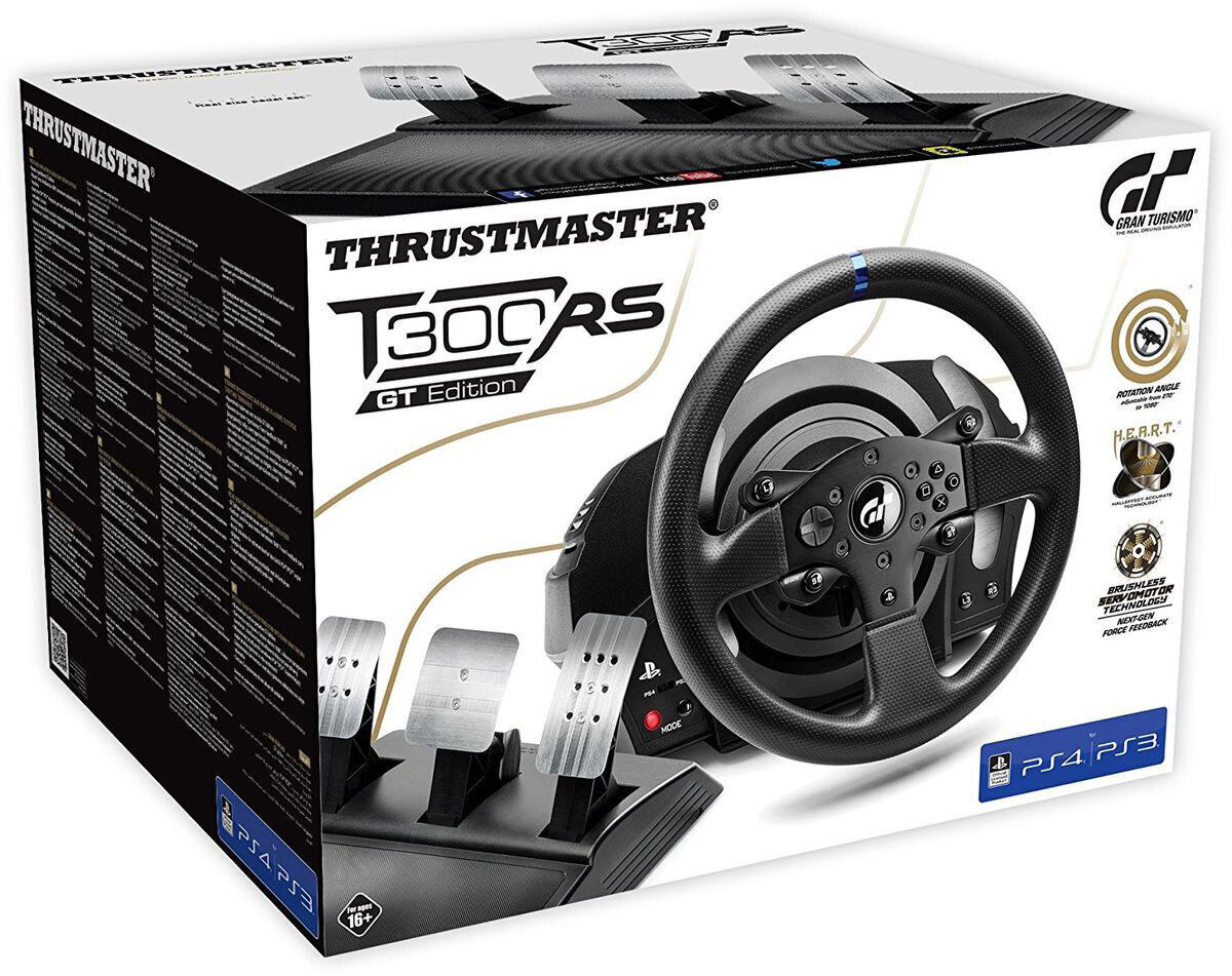 Комплект Thrustmaster T300 RS GT Edition, черный