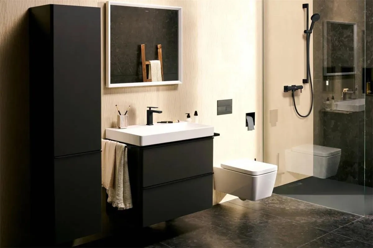 Душевая штанга/держатель Hansgrohe Pulsify, черный матовый 24401670
