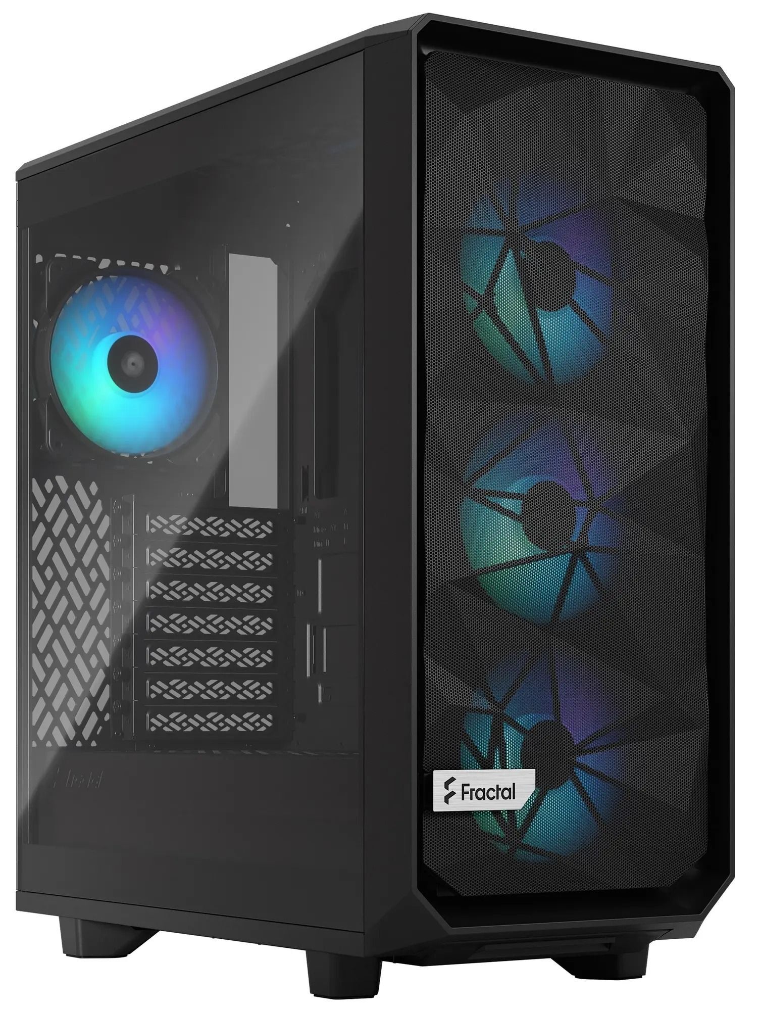 Компьютерный корпус Fractal Design Meshify 2 Compact Light черный (FD-CMEL2-C05)