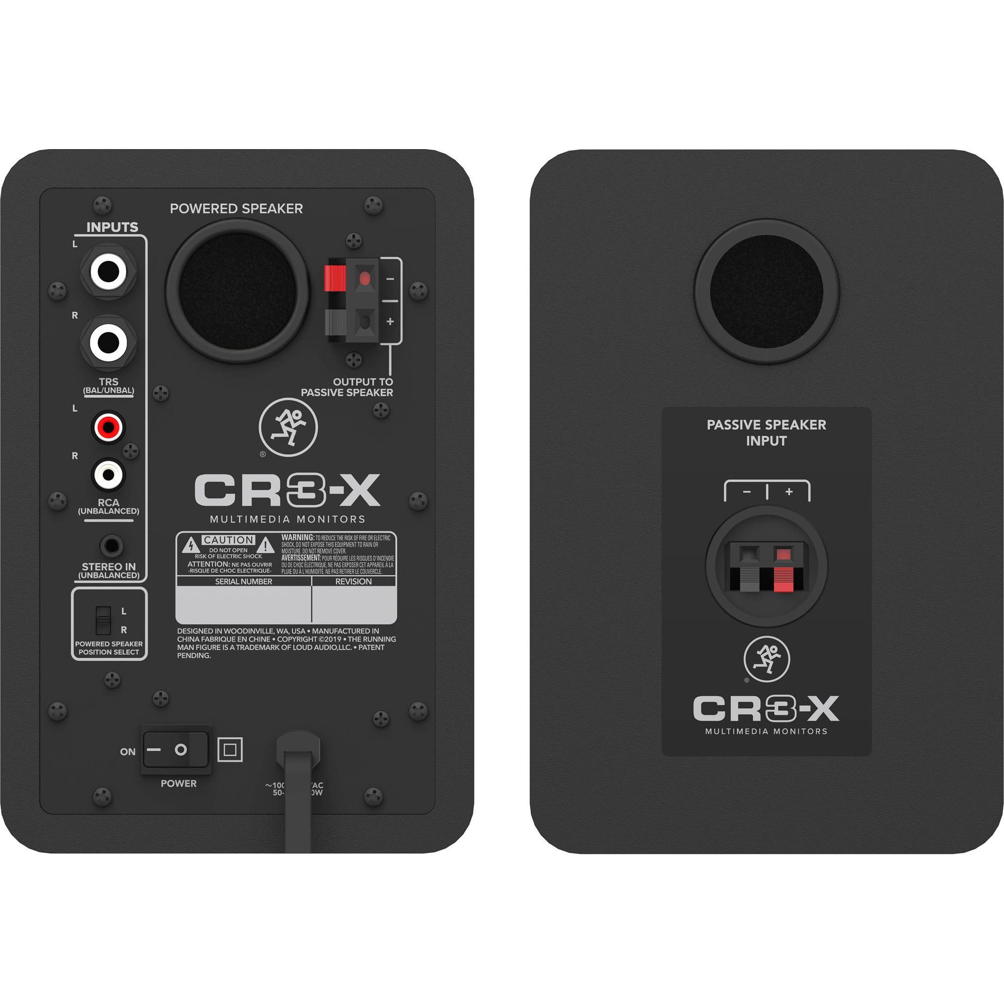 Полочная акустическая система Mackie CR3-X назначение: мониторная, 2 колонки, black vinyl wrap