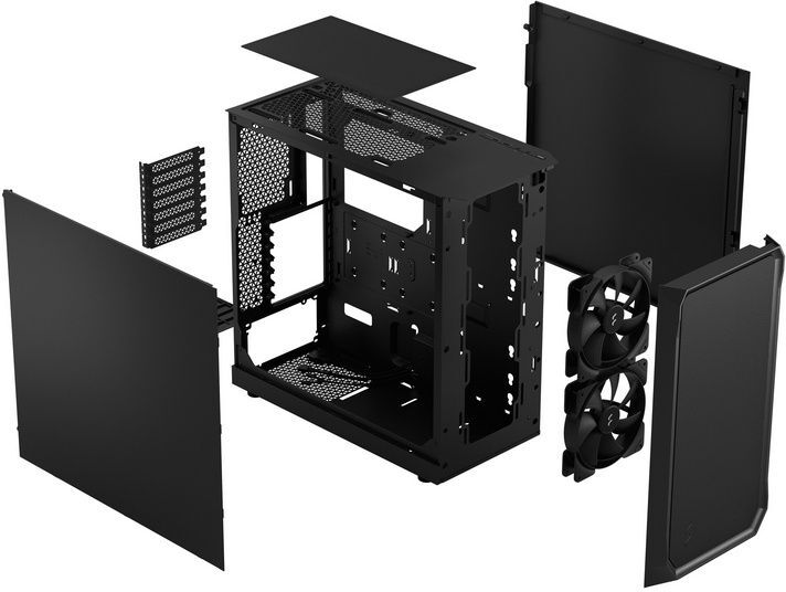 Корпус компьютерный Fractal Design Focus 2 Black Solid (FD-C-FOC2A-07) Black