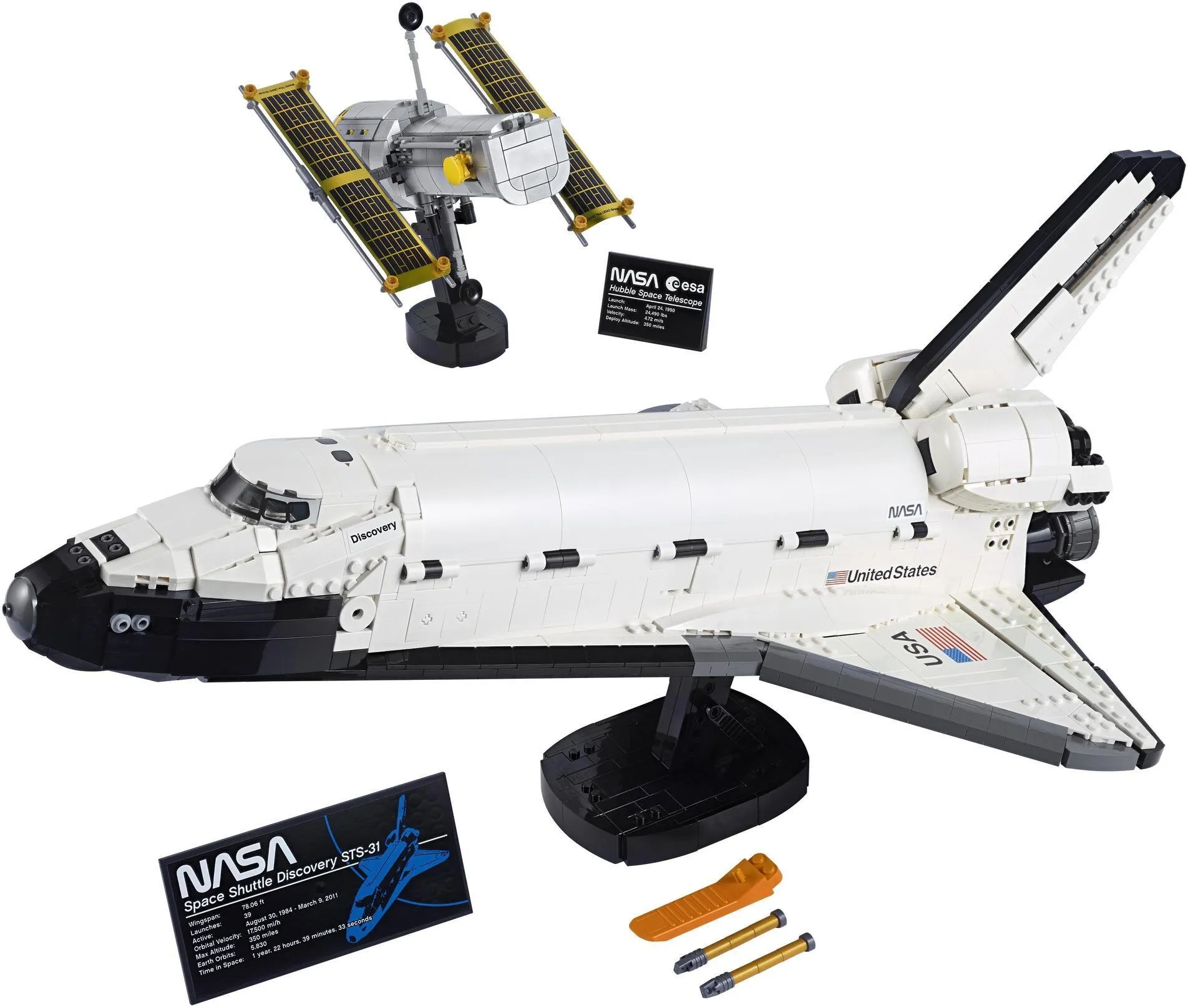 LEGO ICONS 10283 Космический шаттл NASA «Дискавери»
