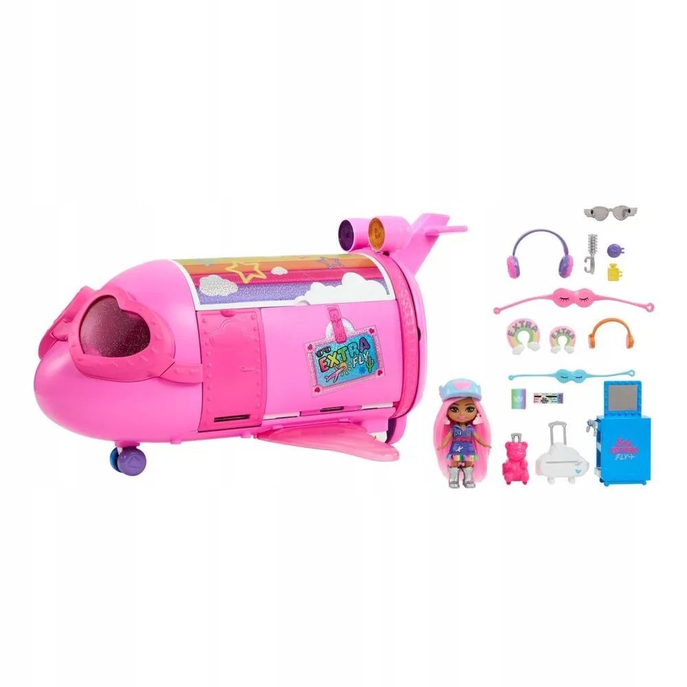 Самолет Mattel Barbie Extra Fly (HPF72)
