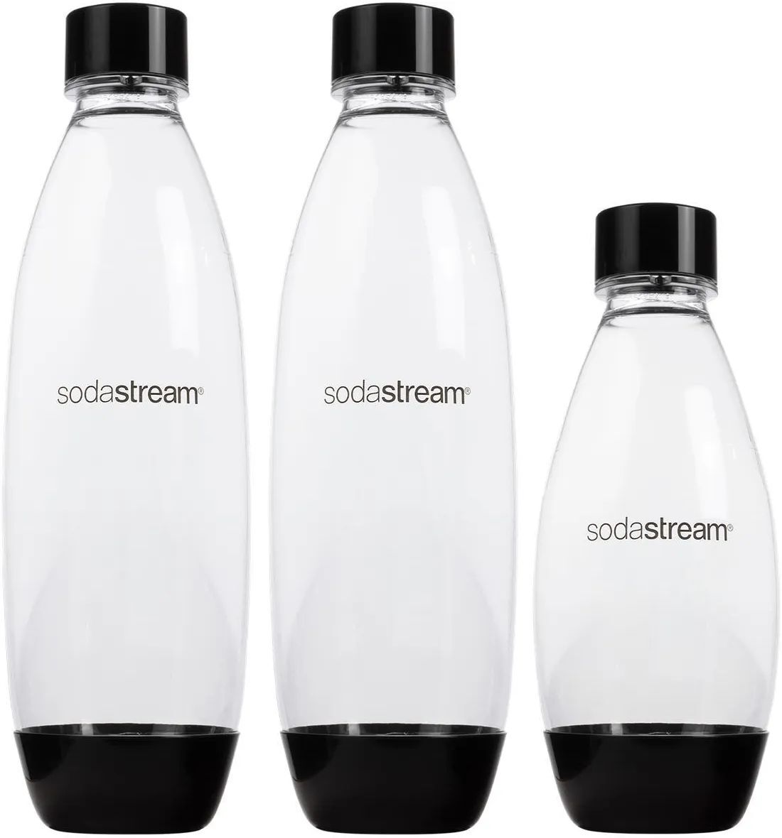 Сифон Sodastream Terra черный + 3 бутылочки