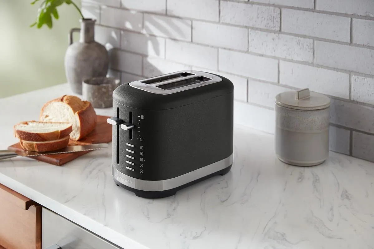 Тостер KitchenAid 5KMT2109EBK, 2 ломтика, чугунный