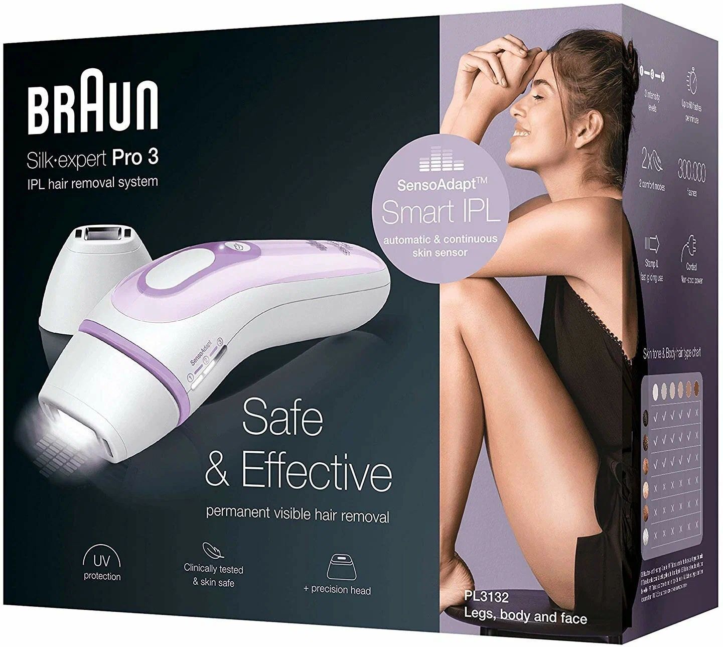 Эпилятор Braun Silk-expert Pro 3 IPL PL3132