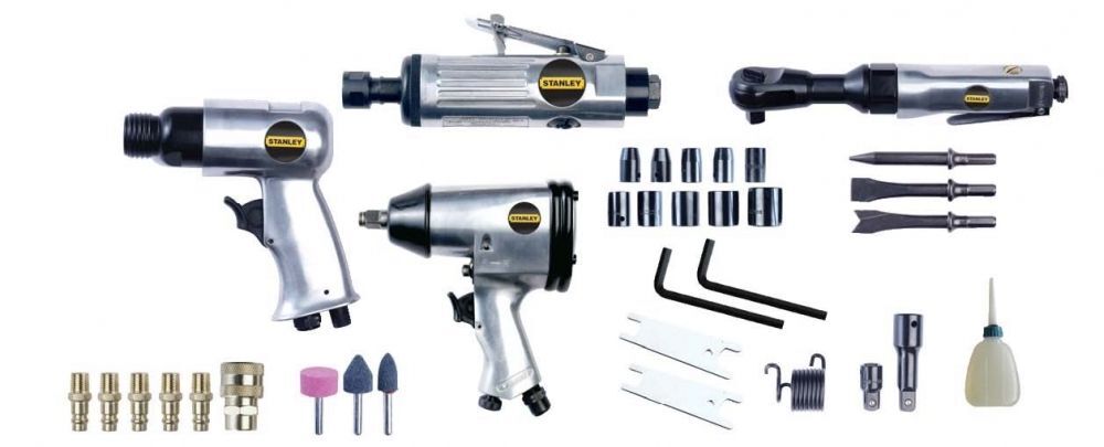 Набор пневматических инструментов Stanley Kit 34 шт. 8221074STN