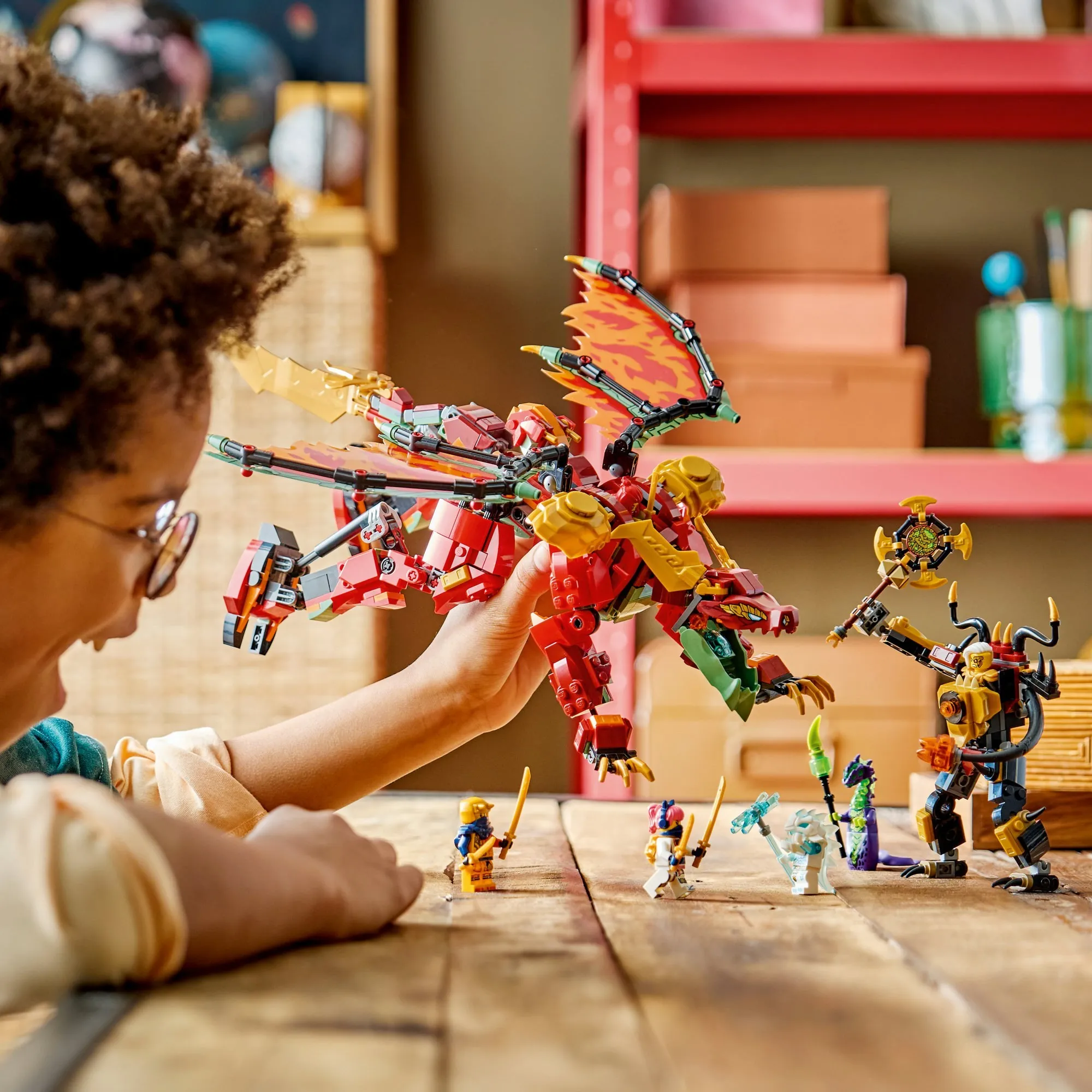 Конструктор LEGO NINJAGO 71868 Трансформирующийся драконий мех Уайлдфайр