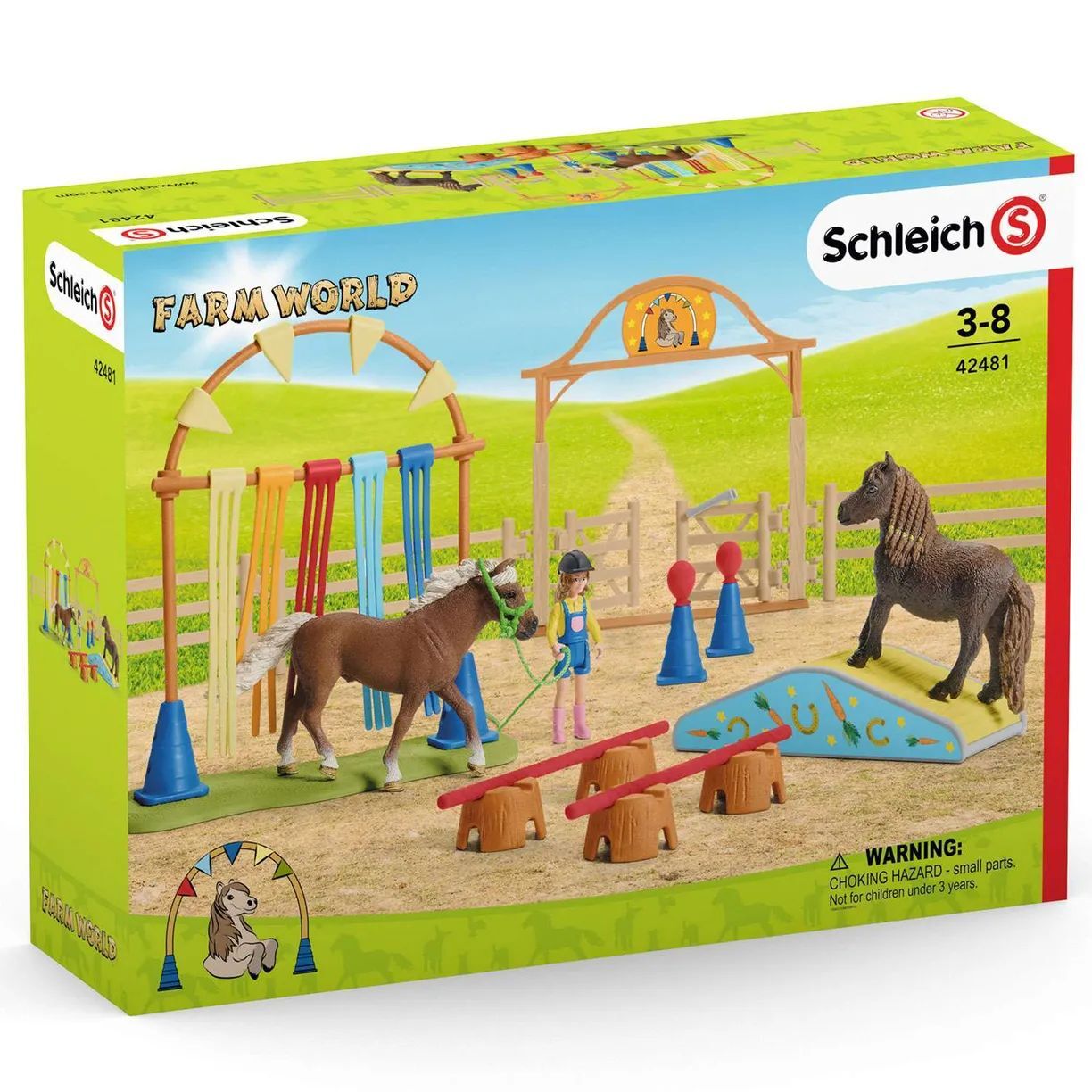 Набор Schleich Спортивная тренировка для пони 42481