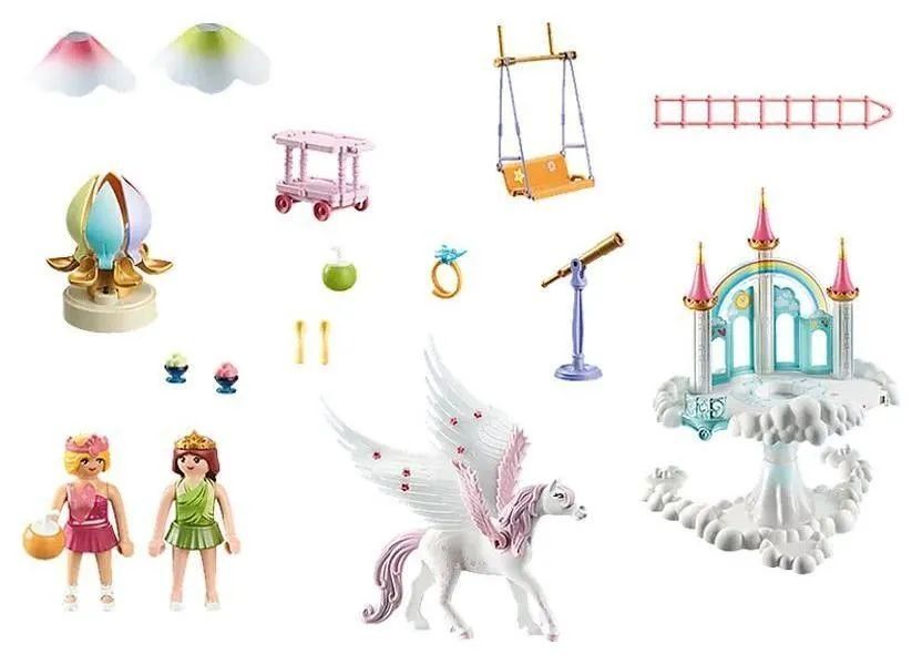 Игровой набор Playmobil 71359 Небесный радужный замок