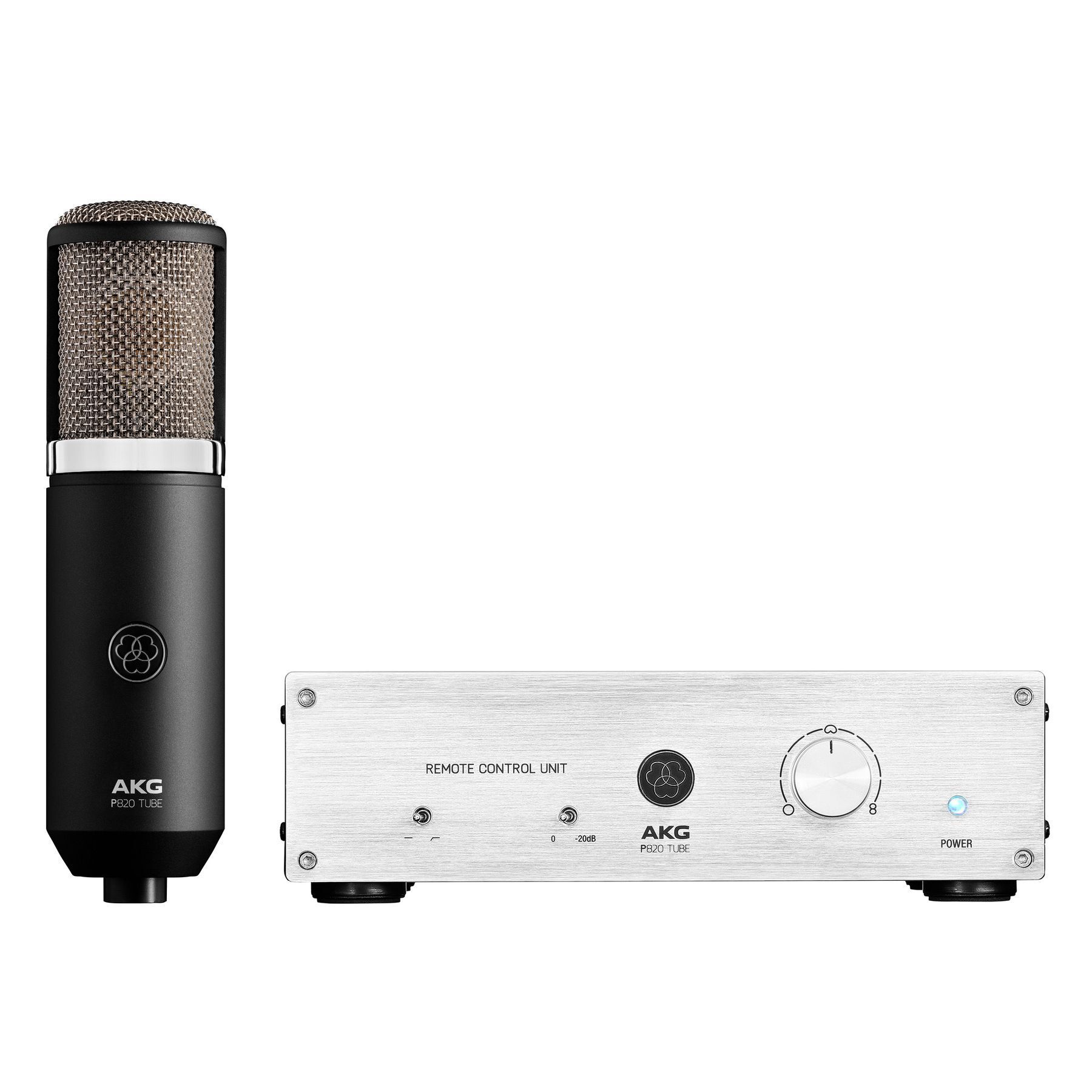 Микрофон проводной AKG P820 Tube, разъем: XLR 3 pin (M), черный