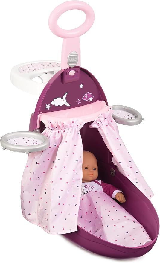 Smoby Набор для кормления и купания пупса в чемодане Baby Nurse (220346) розовый/серебристый