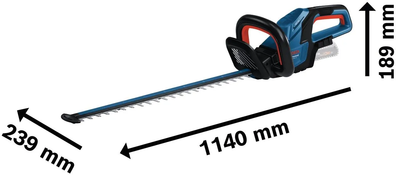 Аккумуляторный кусторез Bosch GHE 18V-60 (II) Professional 06008C9400
