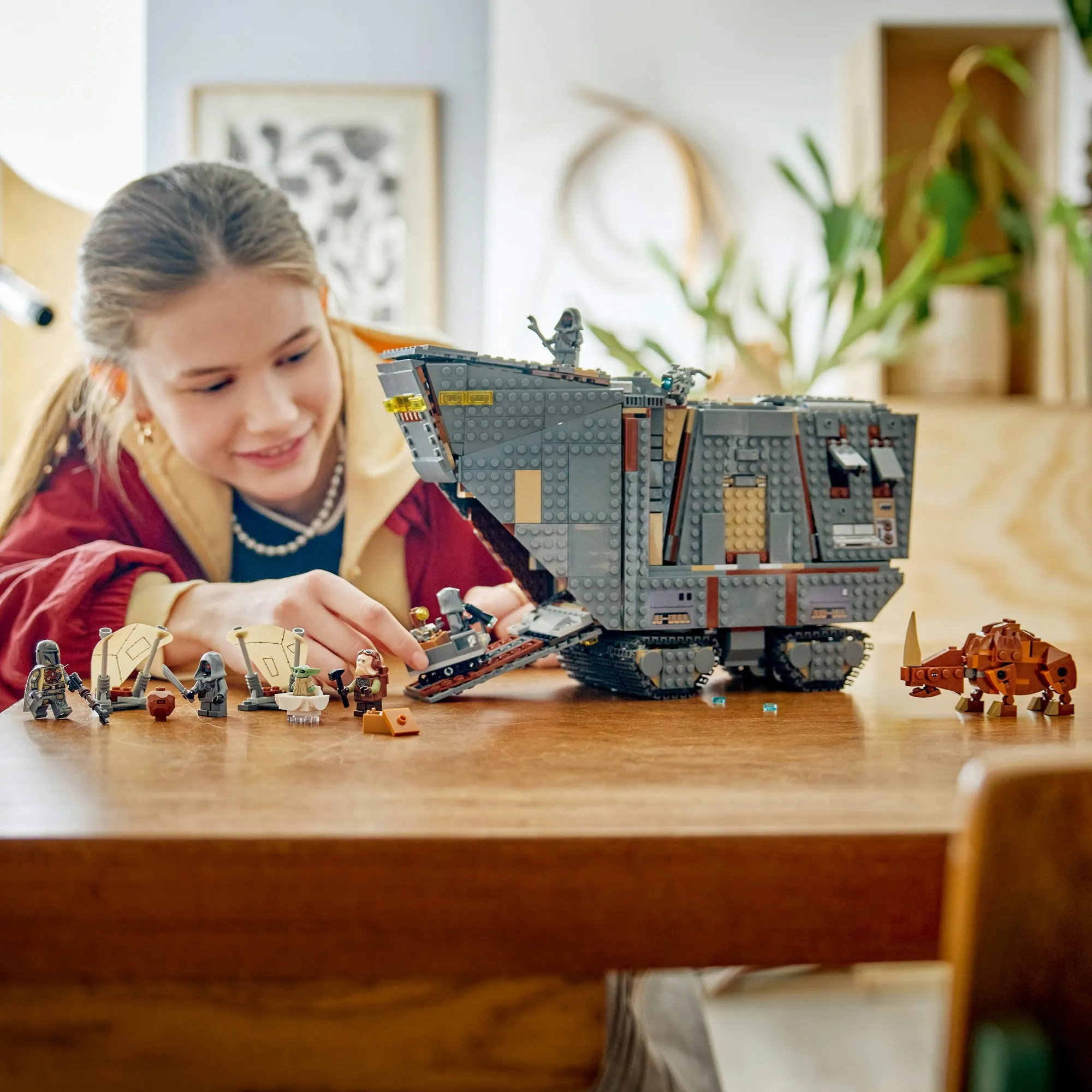 Конструктор LEGO 75453 Звездные войны Внепланетный песчаный краулер и грязерог