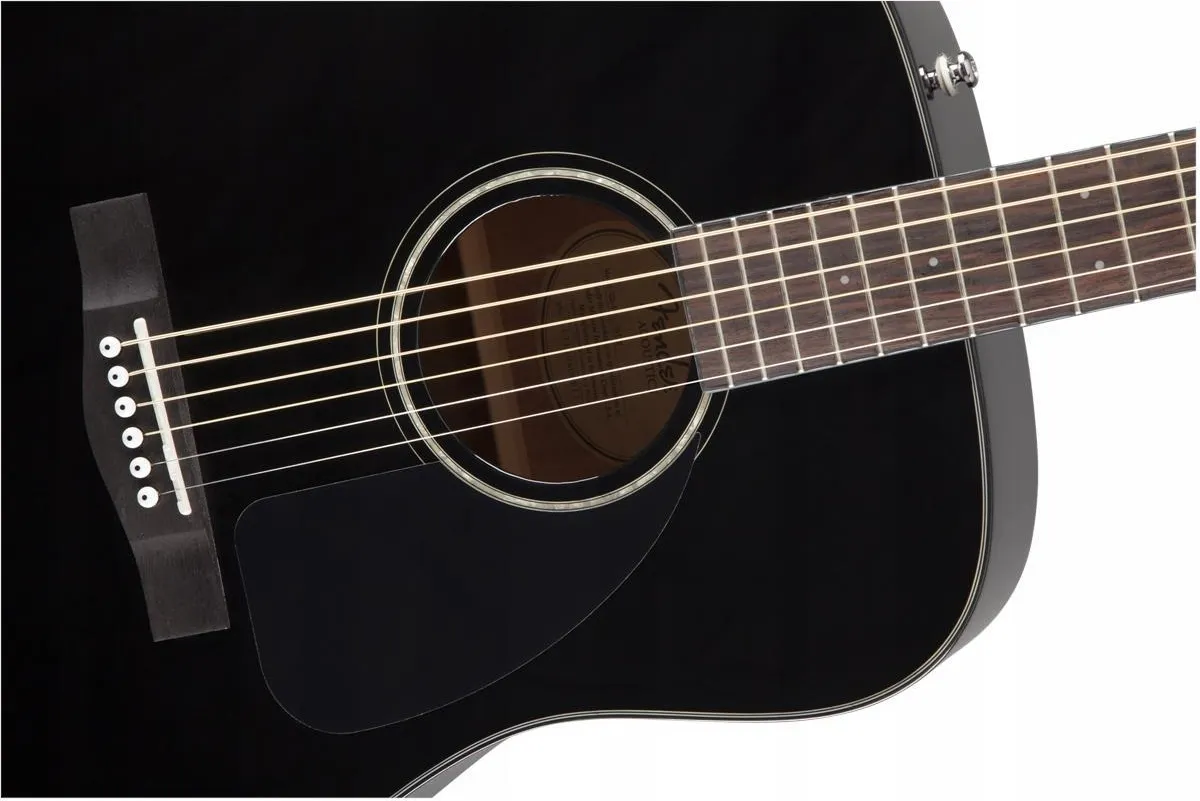 Гитара акустическая Fender CD-60 Black V3 с кейсом