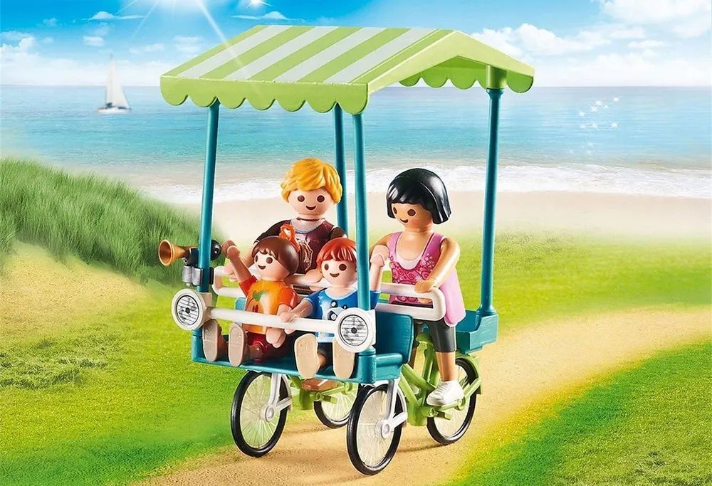 Конструктор Playmobil Family Fun - Семейный велосипед - Плеймобиль 70093
