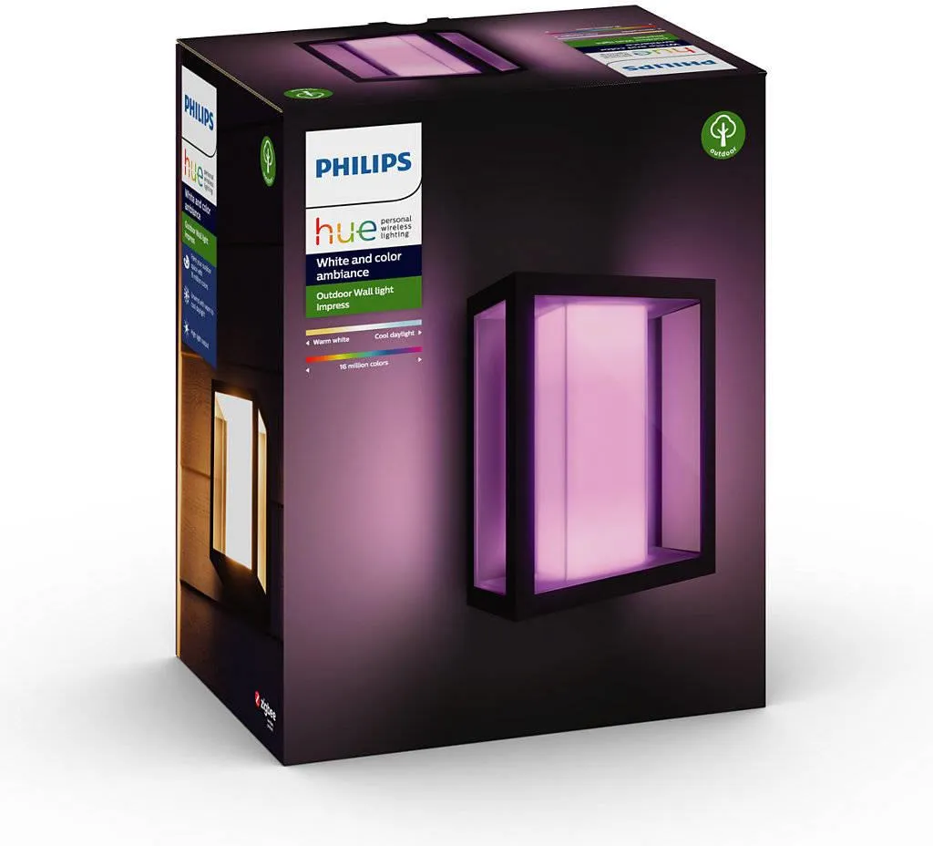 Настенная лампа PHILIPS Hue White & Color Ambiance Impress черный 1743030P7