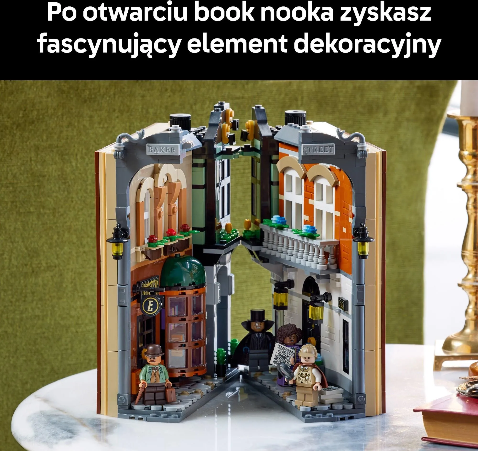 Конструктор LEGO Icons 10351 Шерлок Холмс: книжный уголок