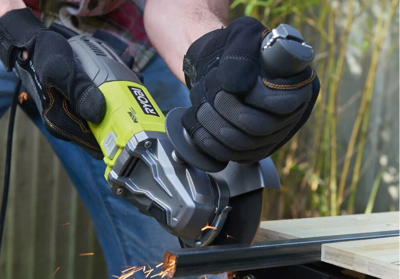 Угловая шлифмашина RYOBI RAG800-125G (800 Вт, 125 мм)