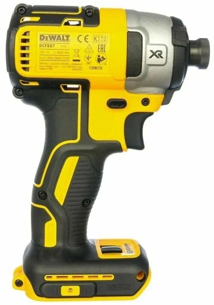 Аккумуляторный импульсный шуруповерт DEWALT DCF887NT, кейс TSTAK, 18 В, XR без аккумулятора и ЗУ