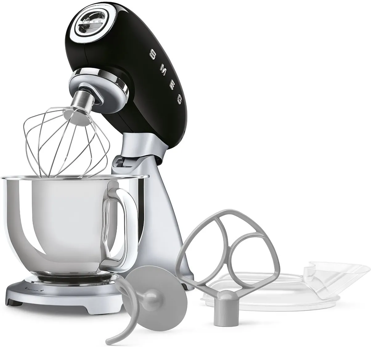 Планетраный миксер Smeg SMF04, черный