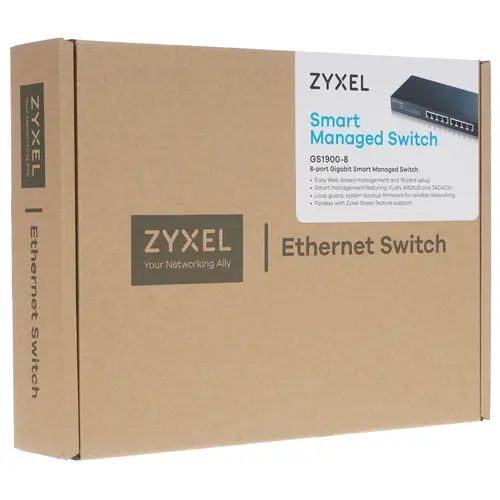 Коммутатор ZYXEL GS1900-8-EU0102FEU