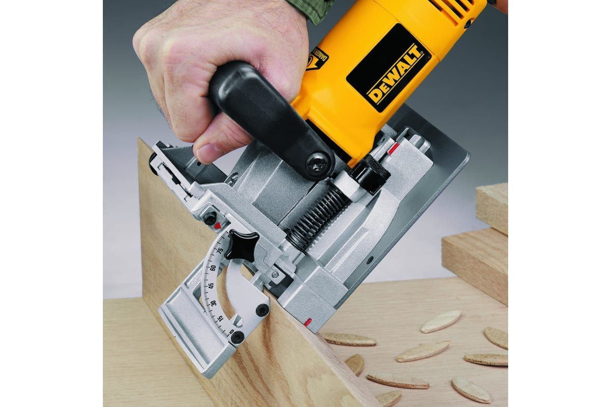 Ламельный (шпоночный) фрезер DeWALT DW 682 K, 600 Вт желтый