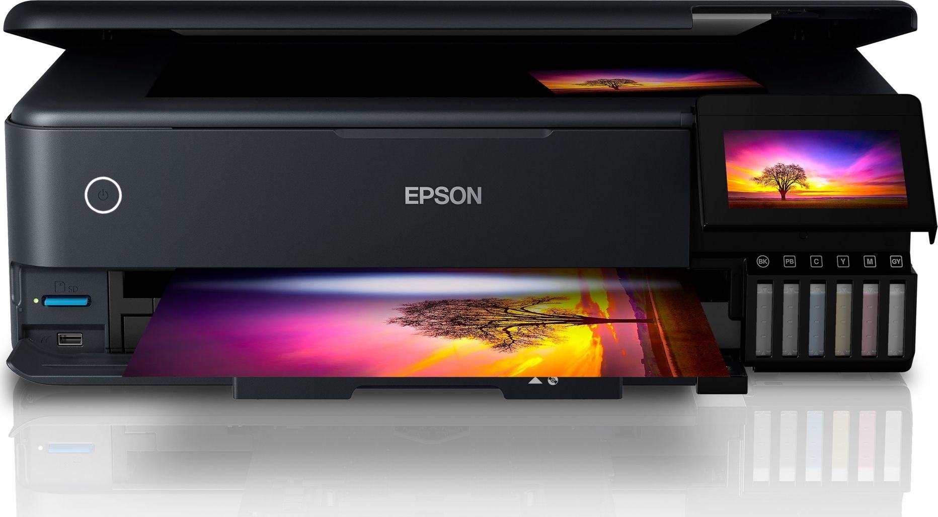 МФУ струйное Epson L8180, цветн., A3, черный
