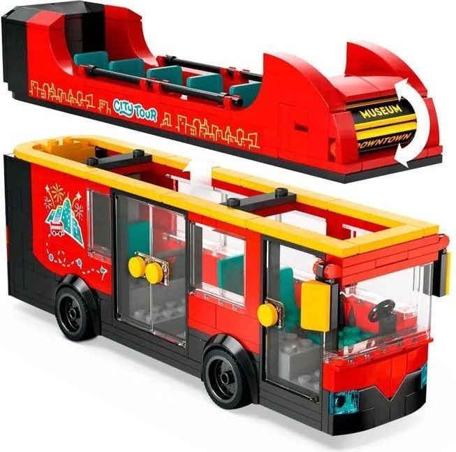 LEGO City 60407 Красный двухэтажный автобус