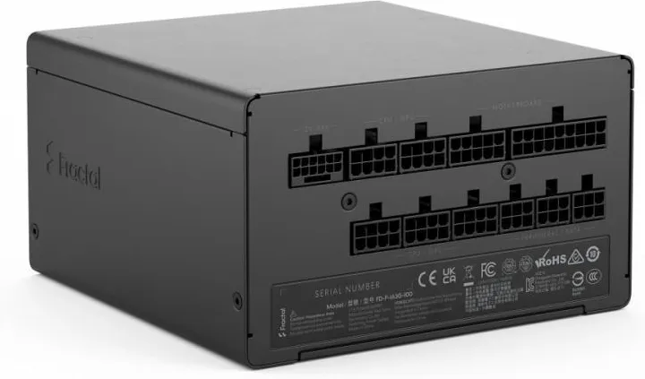 Блок питания Fractal Design Ion 3 Gold 1000W 80 Plus Gold черный