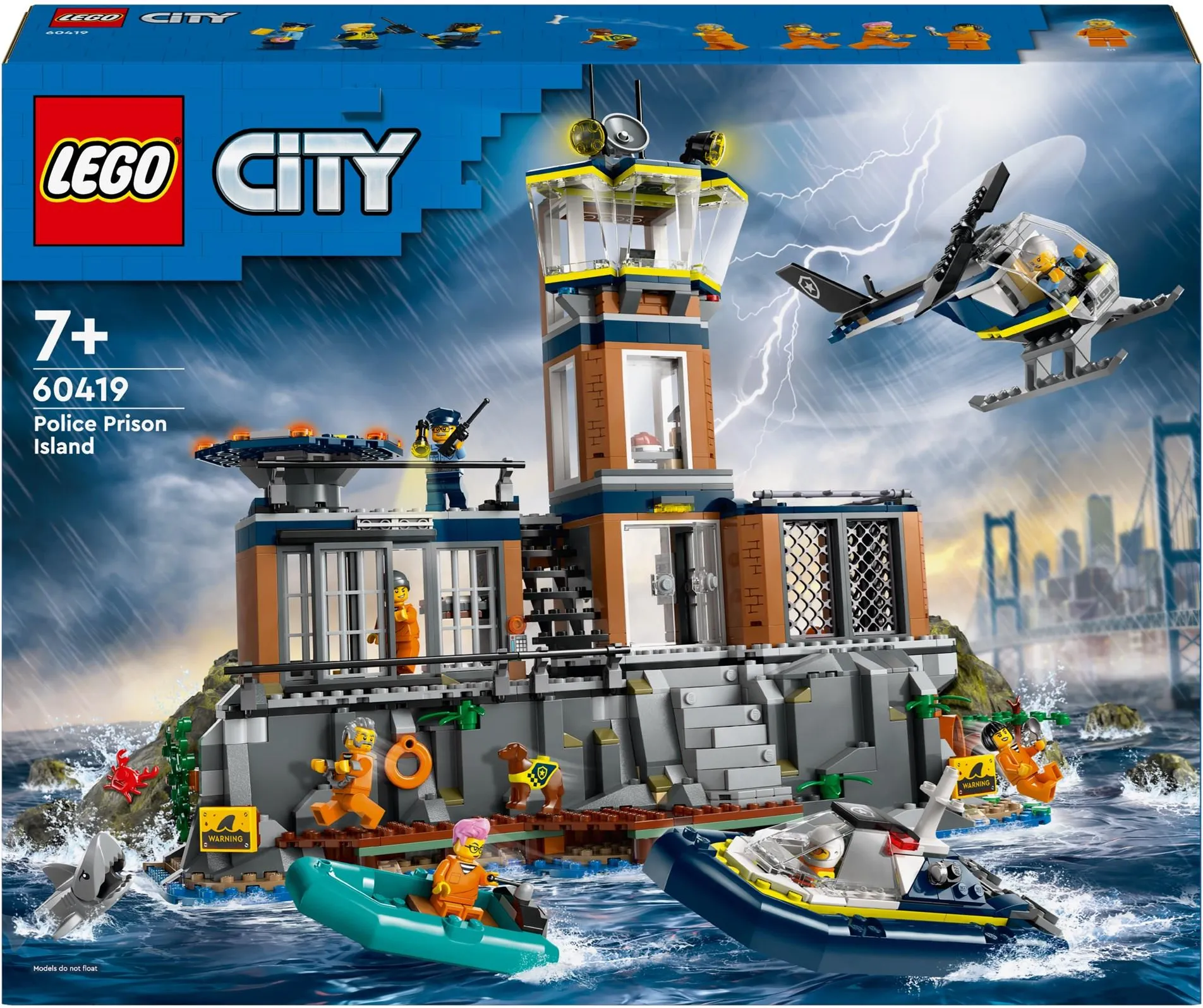 Конструктор LEGO City 60419 Полиция Острова Тюрьмы