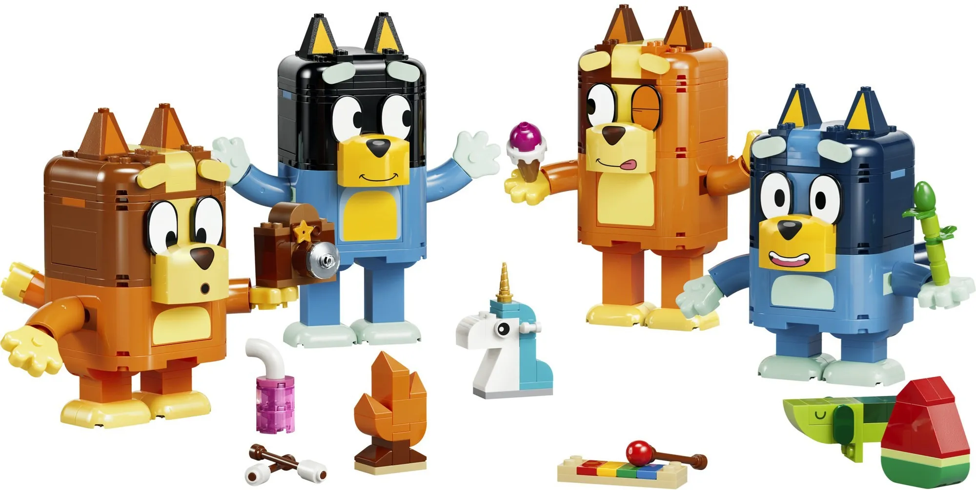 LEGO Bluey 11217 Семья Блуи из кубиков