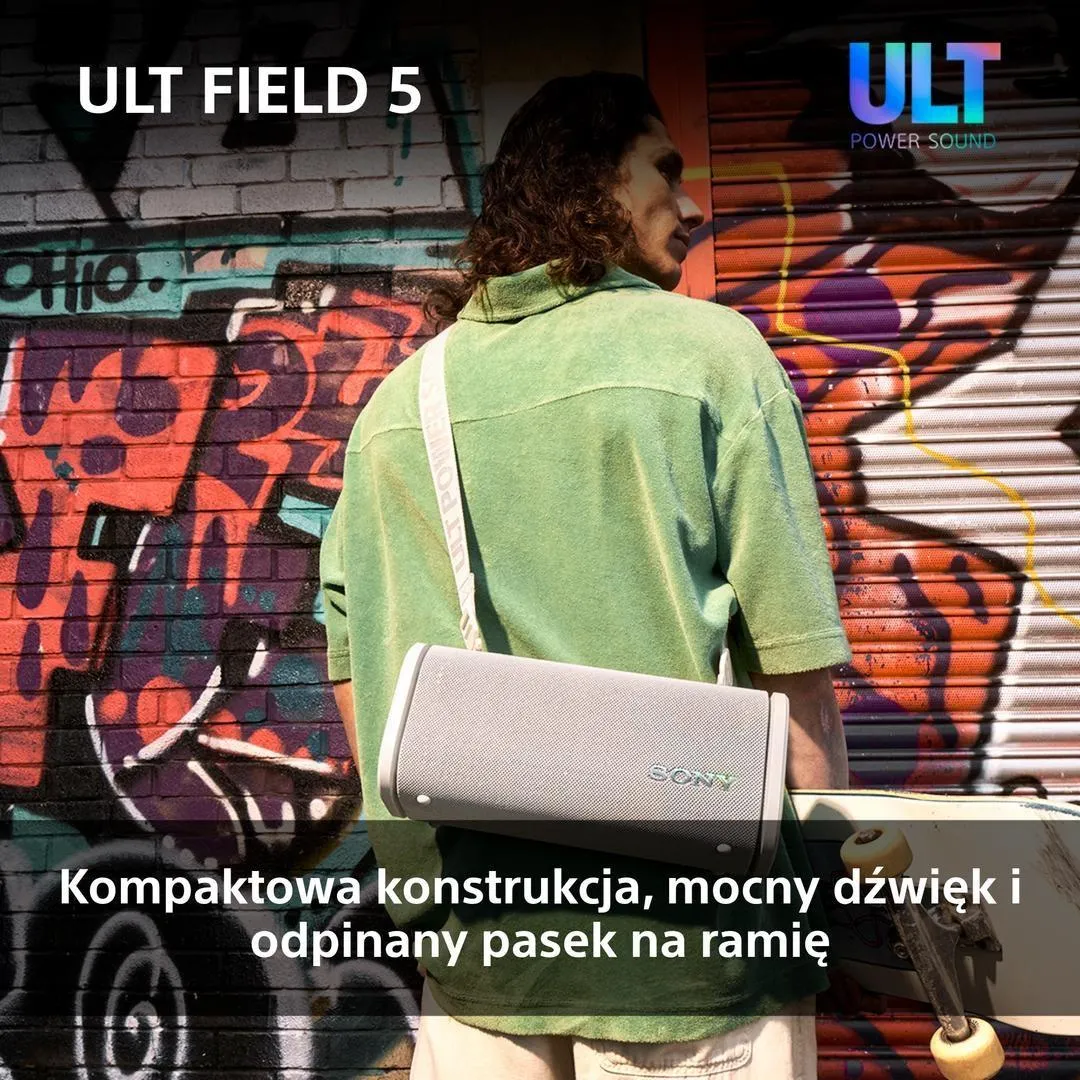 Портативная колонка Sony ULT Field 5 белый SRS-ULT50W